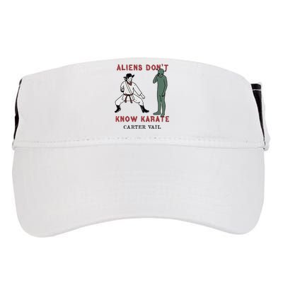 Carter Vail Aliens Dont Know Karate Adult Drive Performance Visor