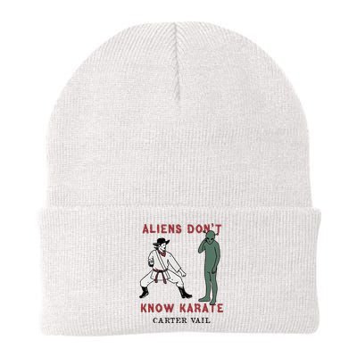 Carter Vail Aliens Dont Know Karate Knit Cap Winter Beanie