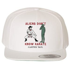 Carter Vail Aliens Dont Know Karate Wool Snapback Cap