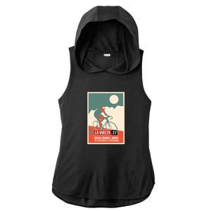 Cycling Vuelta A España Ladies PosiCharge Tri-Blend Wicking Draft Hoodie Tank