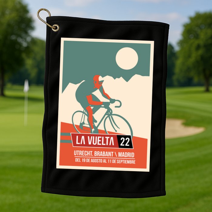 Cycling Vuelta A España Golf Towel