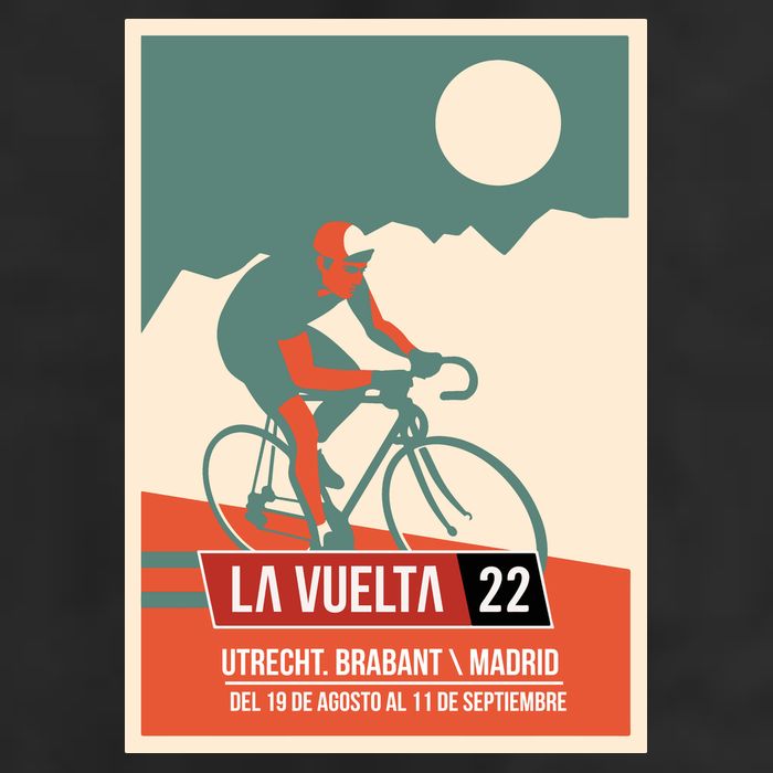 Cycling Vuelta A España Golf Towel