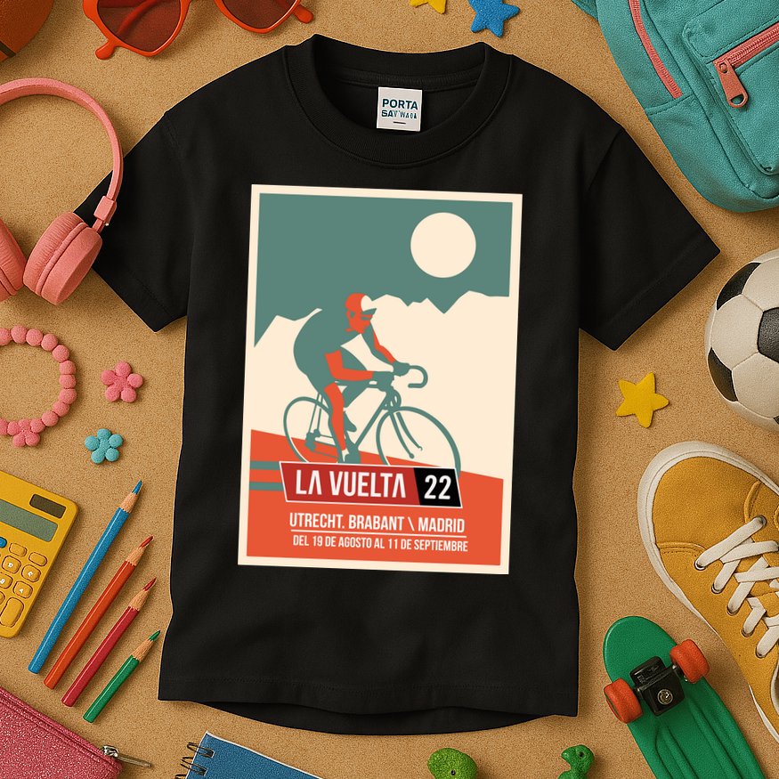 Cycling Vuelta A España Kids T-Shirt
