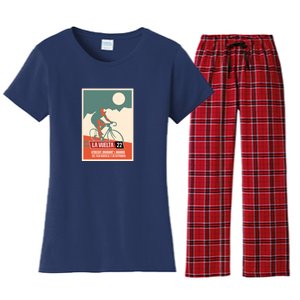 Cycling Vuelta A España Women's Flannel Pajama Set