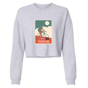 Cycling Vuelta A España Cropped Pullover Crew