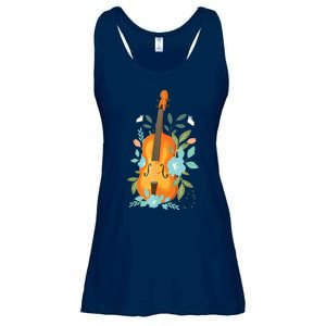 Cool Violin Art For Men Women Orchestra Teacher Viola Player Ladies Essential Flowy Tank