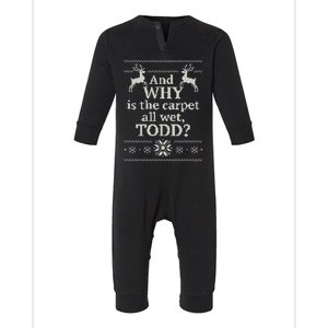 Christmas Vacation And WHY Is The Carpet All Wet, TODD Classic Infant Fleece One Piece