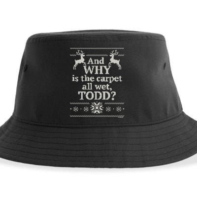Christmas Vacation And WHY Is The Carpet All Wet, TODD Classic Sustainable Bucket Hat
