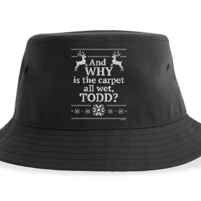 Christmas Vacation And WHY Is The Carpet All Wet, TODD Classic Sustainable Bucket Hat