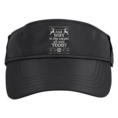 Christmas Vacation And WHY Is The Carpet All Wet, TODD Classic Adult Drive Performance Visor