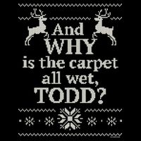 Christmas Vacation And WHY Is The Carpet All Wet, TODD Classic 16 in Basic Backpack