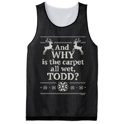 Christmas Vacation And WHY Is The Carpet All Wet, TODD Classic Mesh Reversible Basketball Jersey Tank