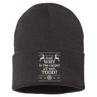 Christmas Vacation And WHY Is The Carpet All Wet, TODD Classic Sustainable Knit Beanie