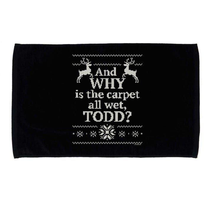 Christmas Vacation And WHY Is The Carpet All Wet, TODD Classic Microfiber Hand Towel