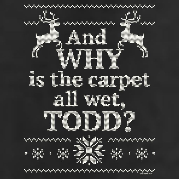 Christmas Vacation And WHY Is The Carpet All Wet, TODD Classic Microfiber Hand Towel