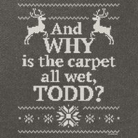 Christmas Vacation And WHY Is The Carpet All Wet, TODD Classic Cotton Canvas Backpack