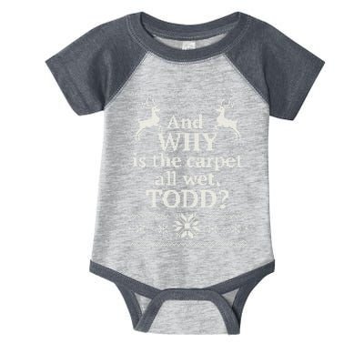 Christmas Vacation And WHY Is The Carpet All Wet, TODD Classic Infant Baby Jersey Bodysuit