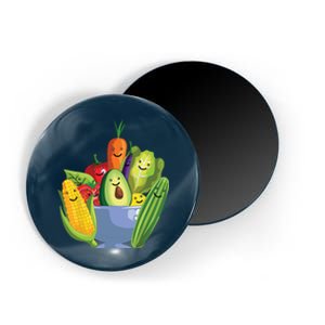 Cute Vegetarian Art For Men Women Vegan Food Veggie Lovers Magnet