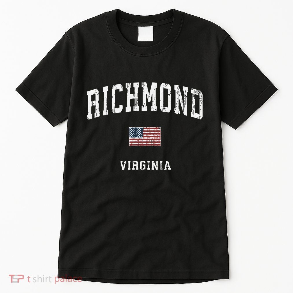 C Vintage American Flag Sports Design Tall T-Shirt