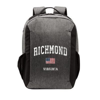 C Vintage American Flag Sports Design Vector Backpack