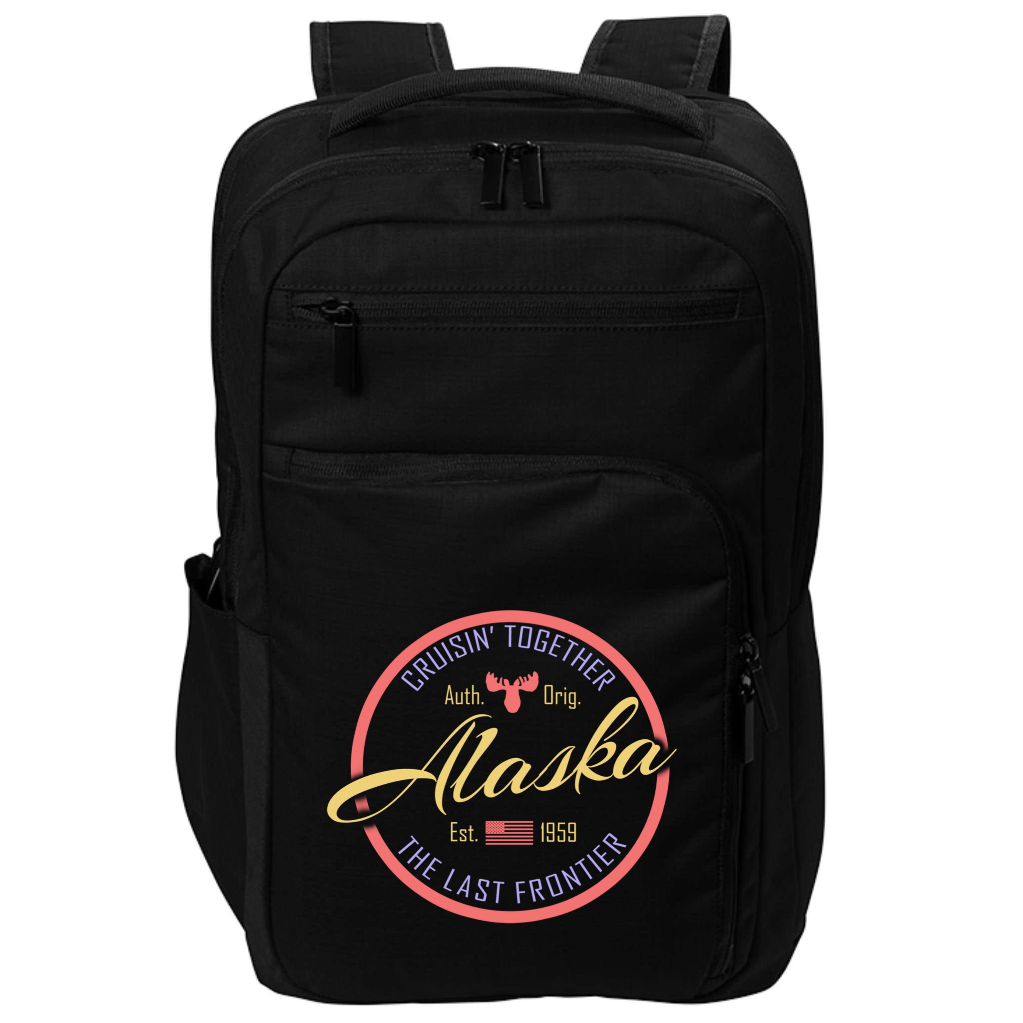 Cruise Vacation Alaska Cruisin Together Great For Groups Meaningful Gift Impact Tech Backpack