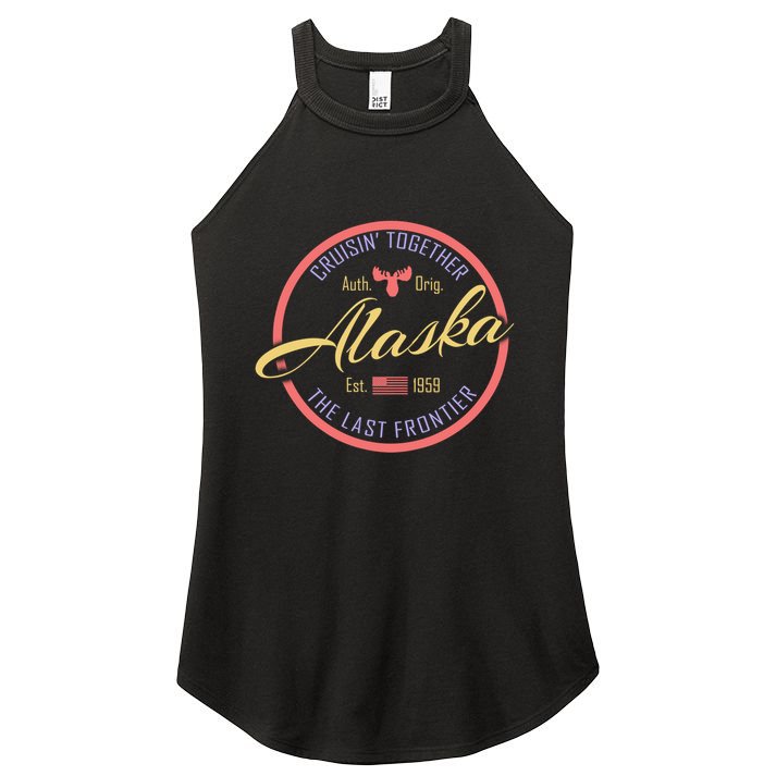 Cruise Vacation Alaska Cruisin Together Great For Groups Meaningful Gift Women's Perfect Tri Rocker Tank