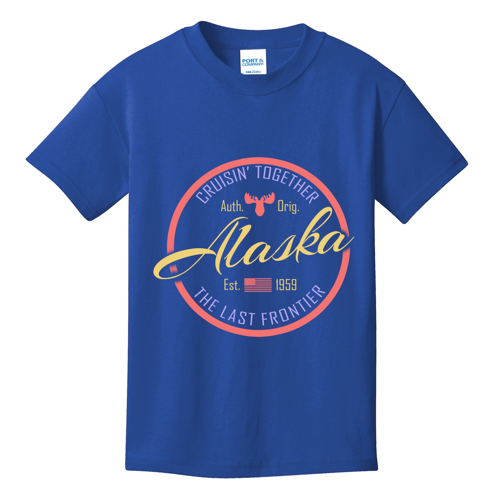 Cruise Vacation Alaska Cruisin Together Great For Groups Meaningful Gift Kids T-Shirt