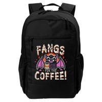 Cute Vampire Bat Fangs For The Coffee! Halloween Daily Commute Backpack