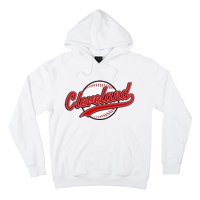 Cleveland Vintage Baseball Throwback Hoodie