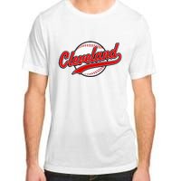 Cleveland Vintage Baseball Throwback Adult ChromaSoft Performance T-Shirt