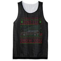 Christmas Vacation Bend Over And ILl Show You Xmas Mesh Reversible Basketball Jersey Tank