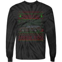 Christmas Vacation Bend Over And ILl Show You Xmas Tie-Dye Long Sleeve Shirt