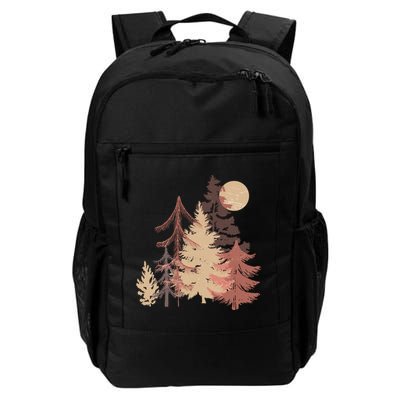 Cute Vintage Boho Pinetree Forest Backpack