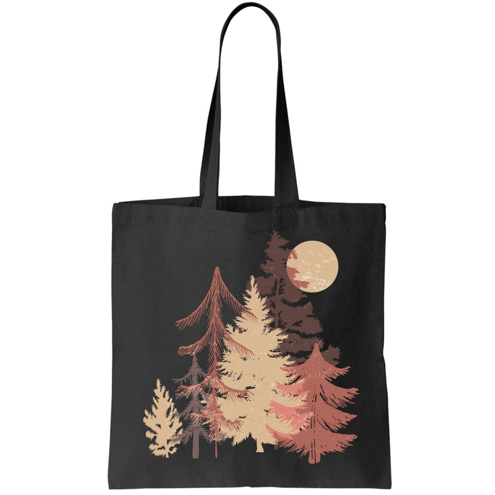 Cute Vintage Boho Pinetree Forest Bag