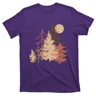 Cute Vintage Boho Pinetree Forest T-Shirt