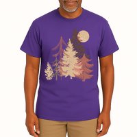 Cute Vintage Boho Pinetree Forest Tall T-Shirt