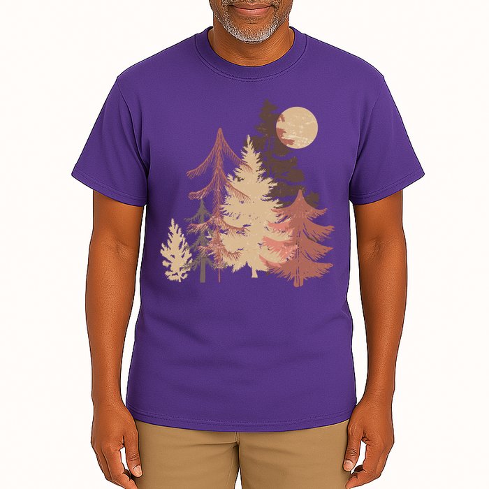 Cute Vintage Boho Pinetree Forest Tall T-Shirt