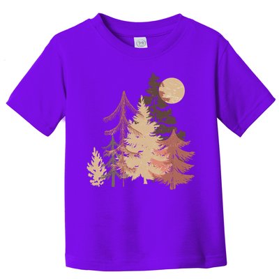Cute Vintage Boho Pinetree Forest Toddler T-Shirt