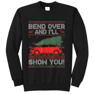Christmas Vacation Bend Over And ILl Show You Xmas Couple Sweatshirt