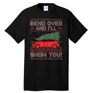 Christmas Vacation Bend Over And ILl Show You Xmas Couple Tall T-Shirt