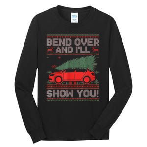 Christmas Vacation Bend Over And ILl Show You Xmas Couple Tall Long Sleeve T-Shirt