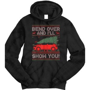 Christmas Vacation Bend Over And ILl Show You Xmas Couple Tie Dye Hoodie