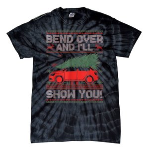 Christmas Vacation Bend Over And ILl Show You Xmas Couple Tie-Dye T-Shirt