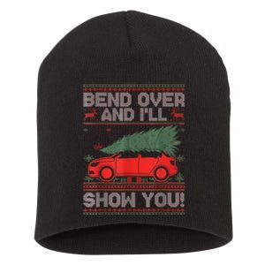 Christmas Vacation Bend Over And ILl Show You Xmas Couple Short Acrylic Beanie