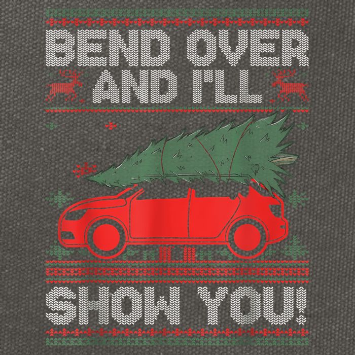 Christmas Vacation Bend Over And ILl Show You Xmas Couple Cotton Canvas Backpack