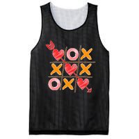 Cute Valentine Boy Girl Tic Tac Toe Hearts Win Mesh Reversible Basketball Jersey Tank