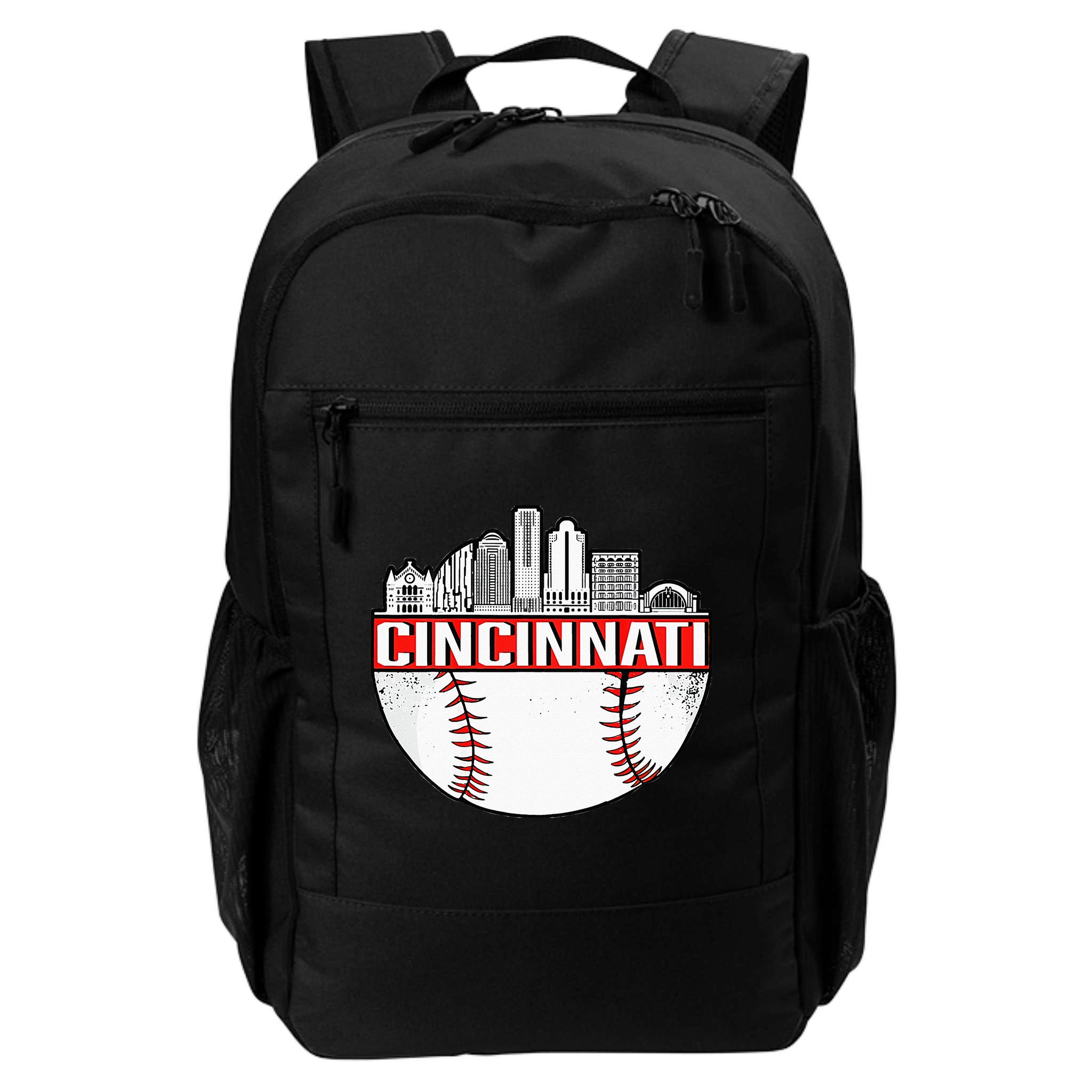 Cincinnati Vintage Baseball Distressed Gameday Retro Backpack
