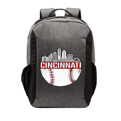 Cincinnati Vintage Baseball Distressed Gameday Retro Vector Backpack