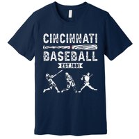 Cincinnati Vintage Baseball Lover Premium T-Shirt