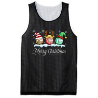 Christmas Volleyball Ball Santa Hat Funny Sport Xmas Mesh Reversible Basketball Jersey Tank